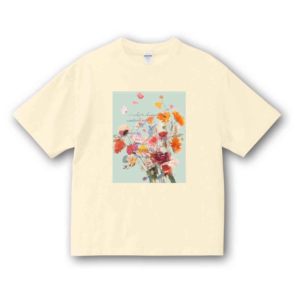 étude バレエpas 花のワルツTシャツ(アイボリー)