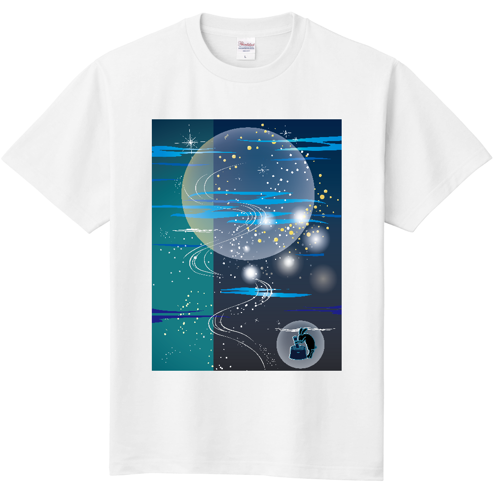 Y111 ジャパン『宇宙川』 定番Tシャツ|PrintStar