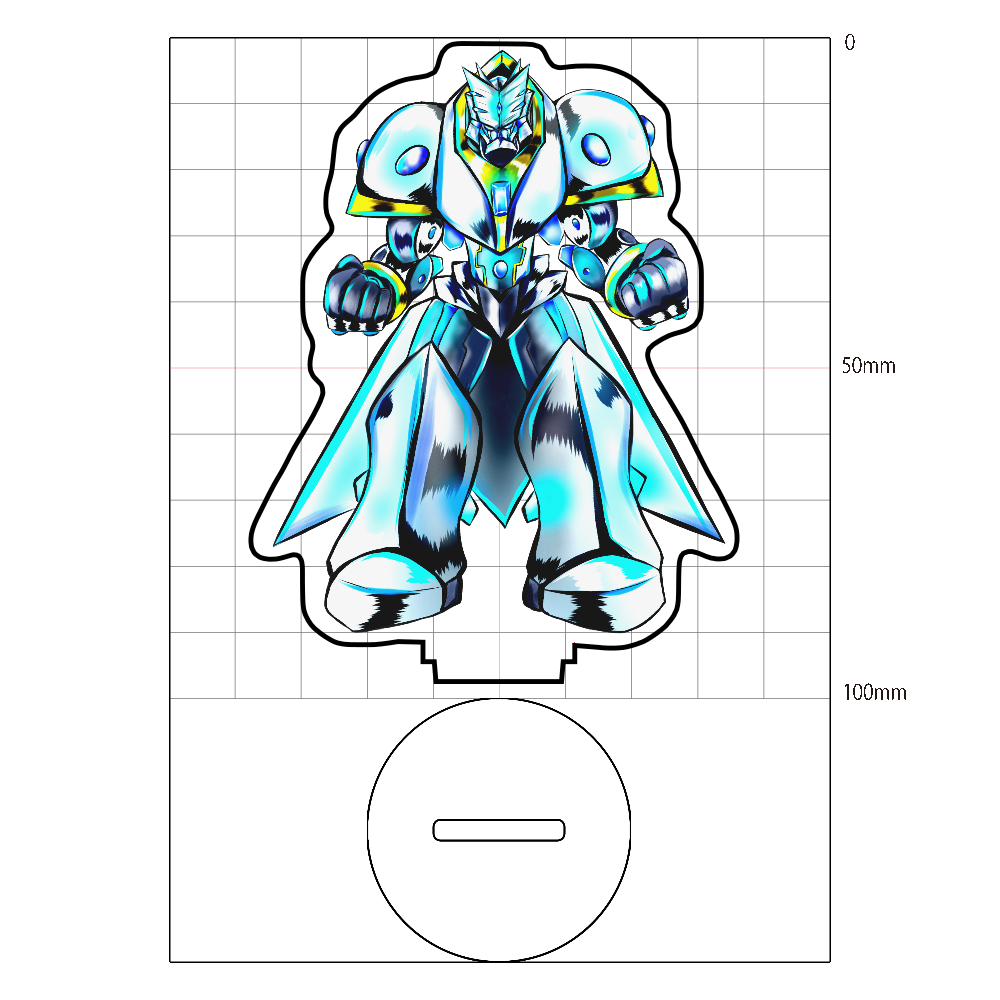 巨神ジンドウ　アクリルスタンド　アナザーVer