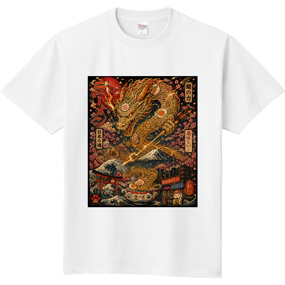 日本ドラゴンラーメン 富士山東京 浮世絵