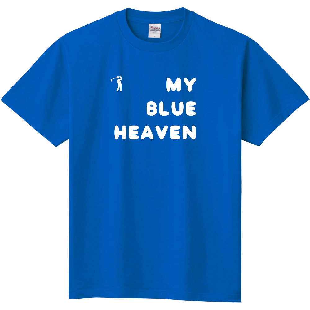 MY BLUE HEAVEN（マイ・ブルー・ヘブン）　定番Tシャツ・ミディアムブルー　No.2
