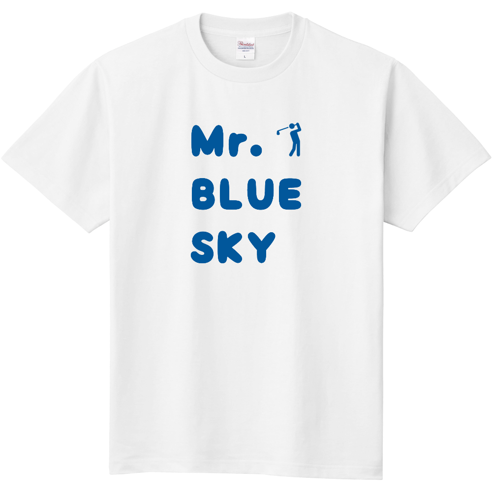 Mr. BLUE SKY（ミスター・ブルー・スカイ）　定番Tシャツ・ホワイト