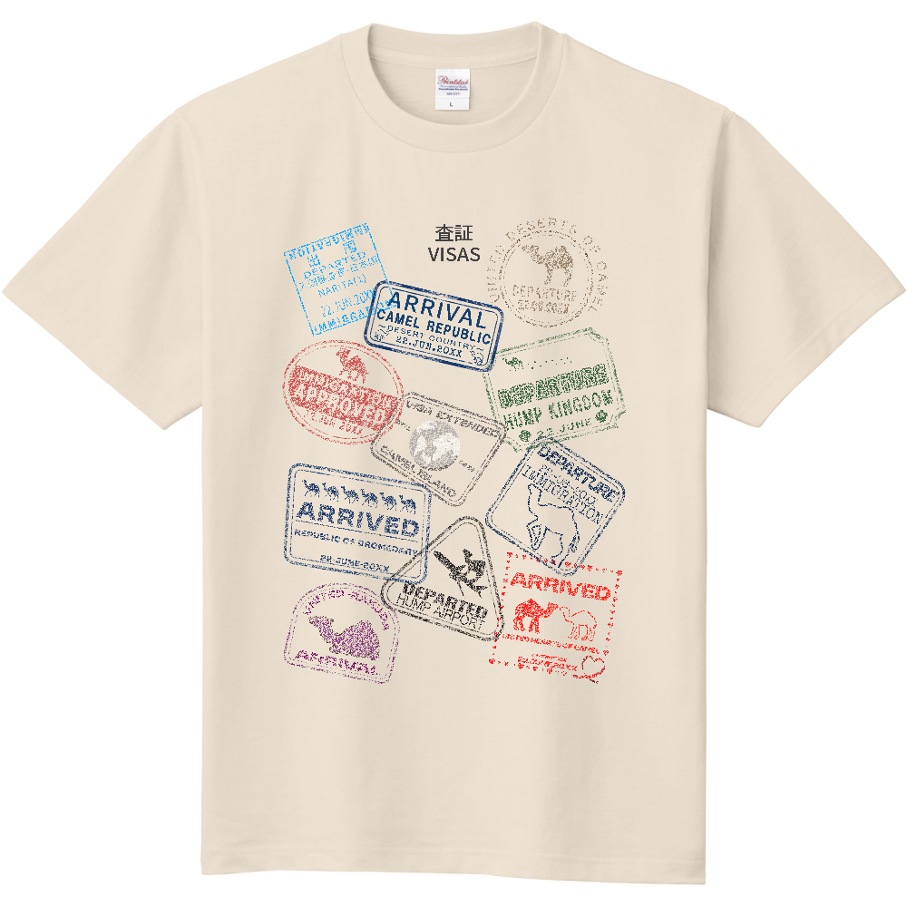 パスポートＴシャツ＜ノーマル・前面＞
