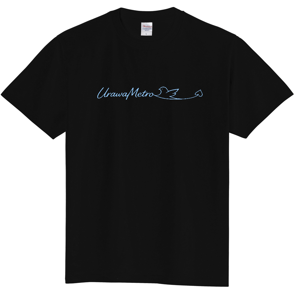 UrawaMetroスペード♤表 水色文字　浦和メトロ