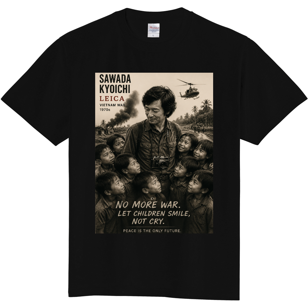沢田教一（クロブタ・ヤマダのTシャツの定番Tシャツ）
