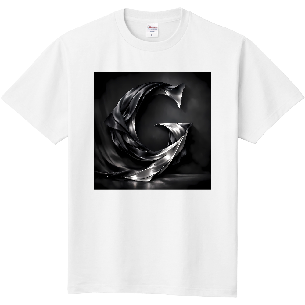 「Black Chrome Letter G - Luxury Flow」