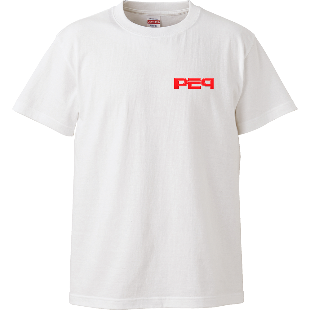 PEP-T【High-Quality T-Shirt(Left-chest & Back logo】