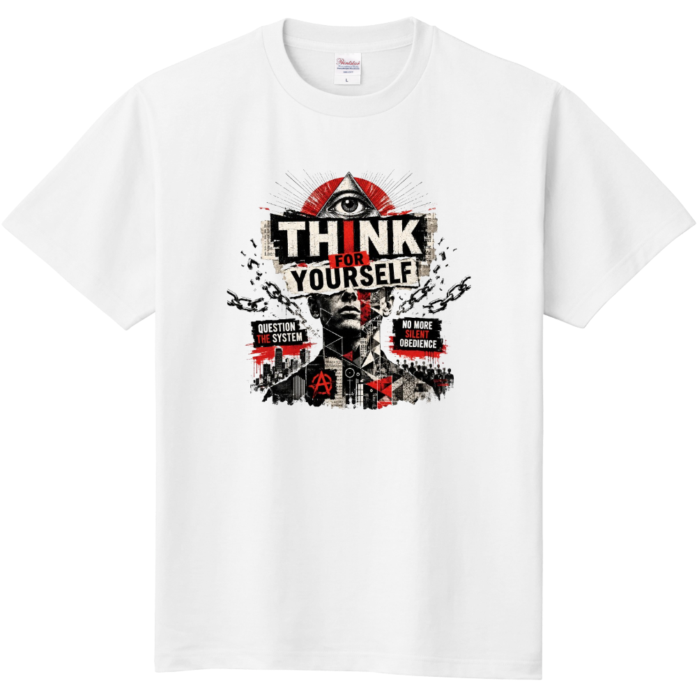 THINK FOR YOURSELF|自分で考えろ Tシャツ