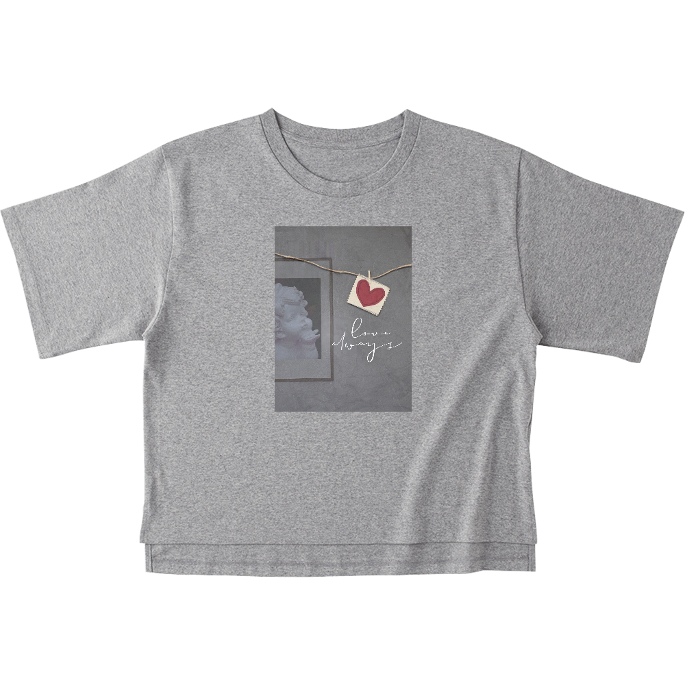 lovea lwaysビッグTシャツ(ヘザーグレー)