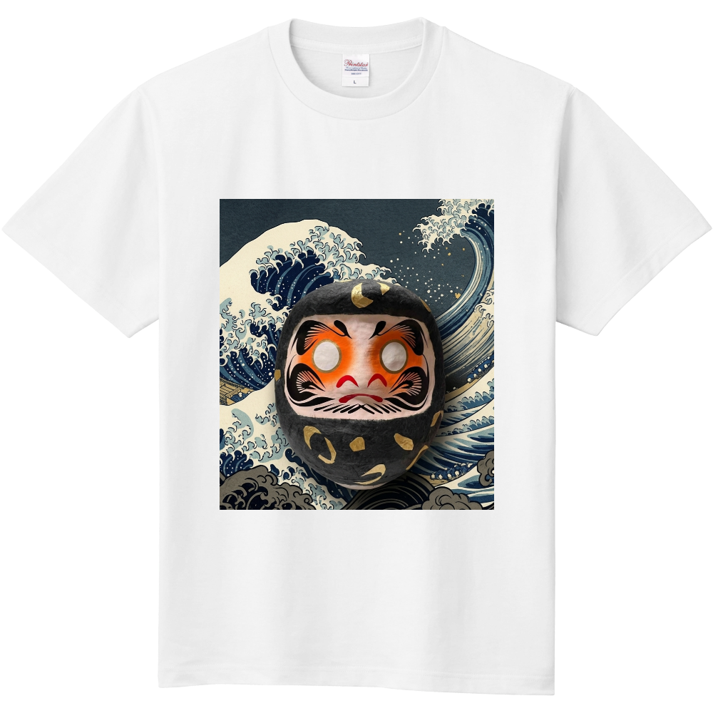 願いを込める、あなただけの一枚。―「願掛け和紙だるま」Tシャツ