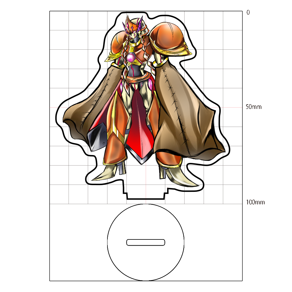ロストランドアドベンチャー　アクリルスタンドシリーズ　巨神リンド(袖付きVer)