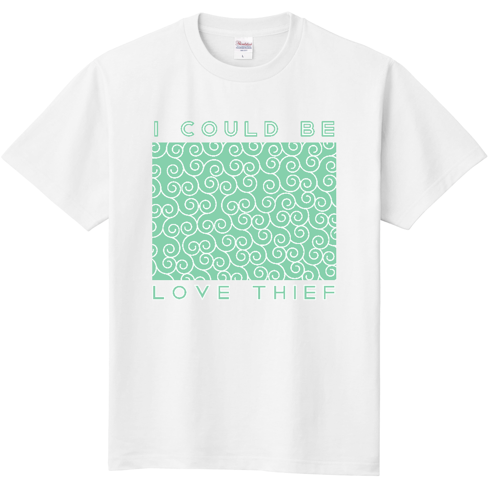唐草模様風呂敷T LOVE THIEF＜パステル・前面＞