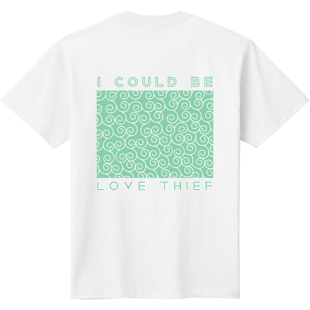 唐草模様風呂敷T LOVE THIEF＜パステル・背面＞
