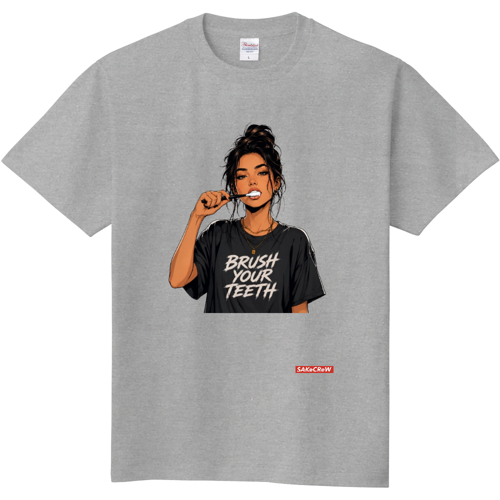 BRUSH YOUR TEETH / sakecrew Graphic Tee