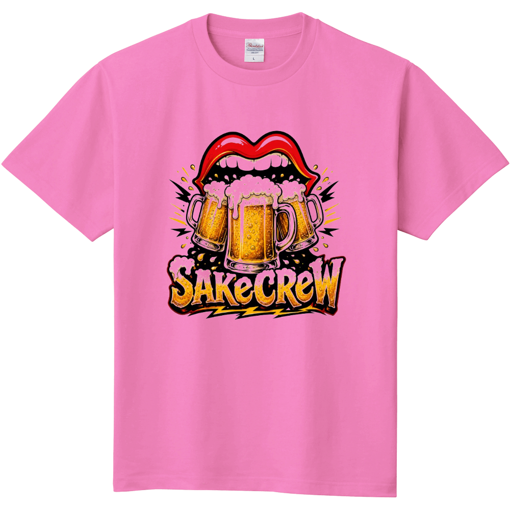 SAKeCReW “BEER ROCK MOUTH” Tシャツ
