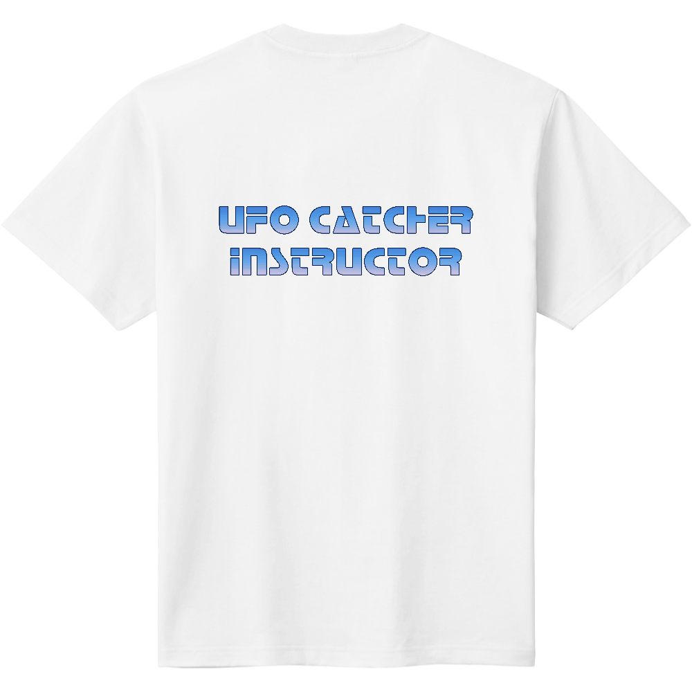 ゲームＴシャツ＜インストラクター青・背面＞