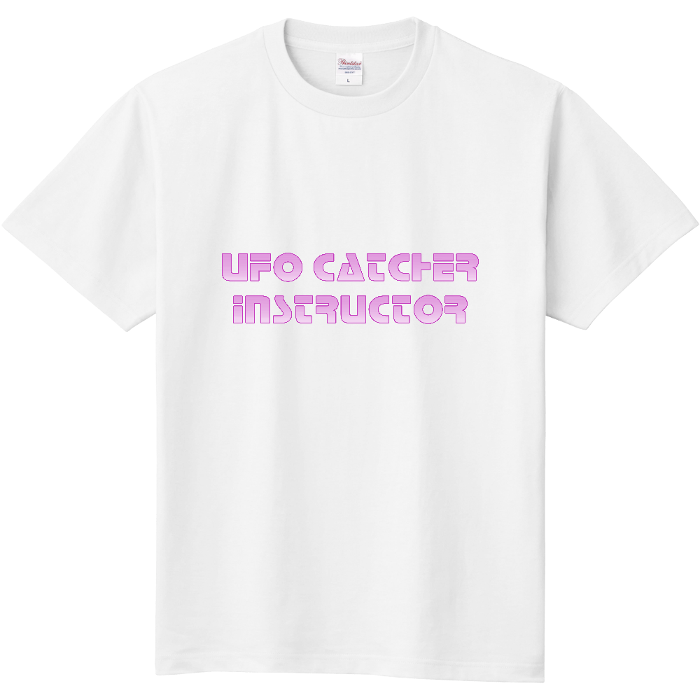 ゲームＴシャツ＜インストラクターピンク・前面＞