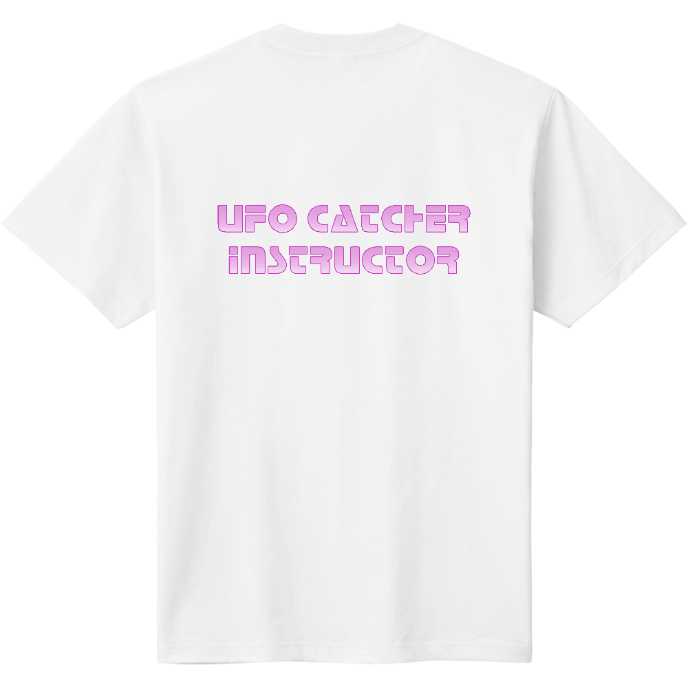ゲームＴシャツ＜インストラクターピンク・背面＞