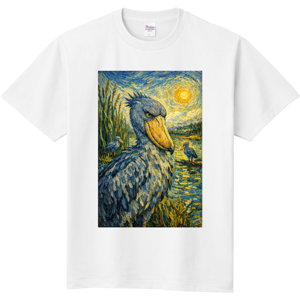 ハシビロコウ　Tシャツ