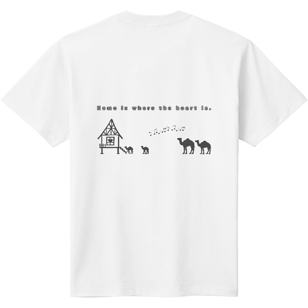 家Tシャツ <ポップ・背面>