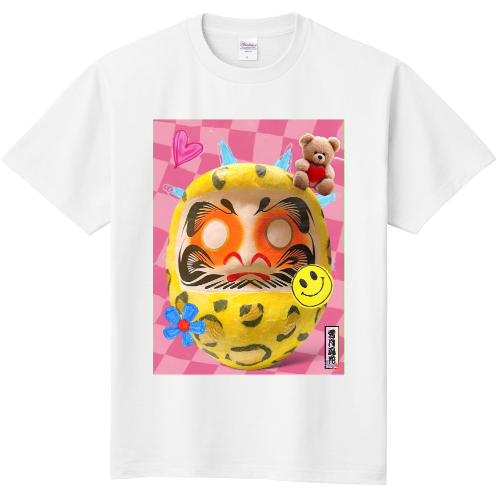 「願掛け和紙だるま」目入れTシャツ