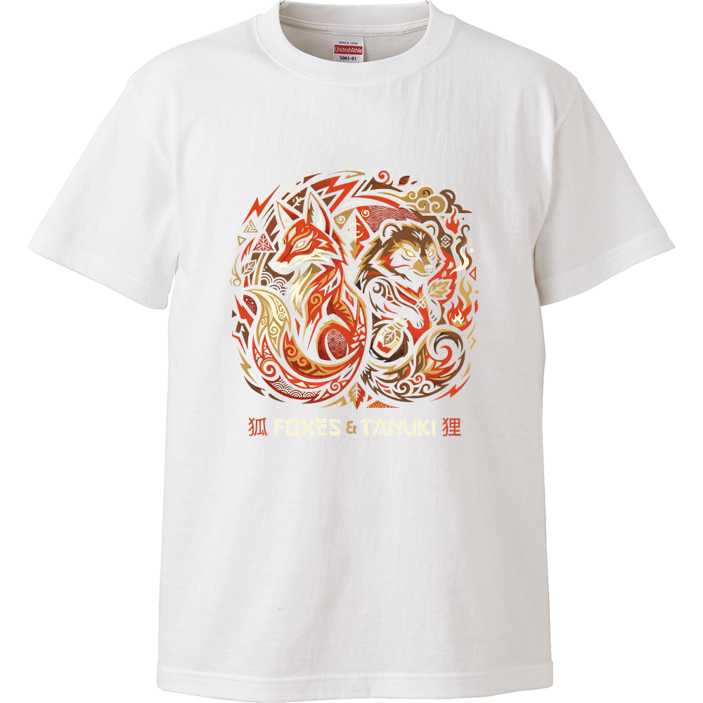 [Tシャツ] The Fox and the Tanuki