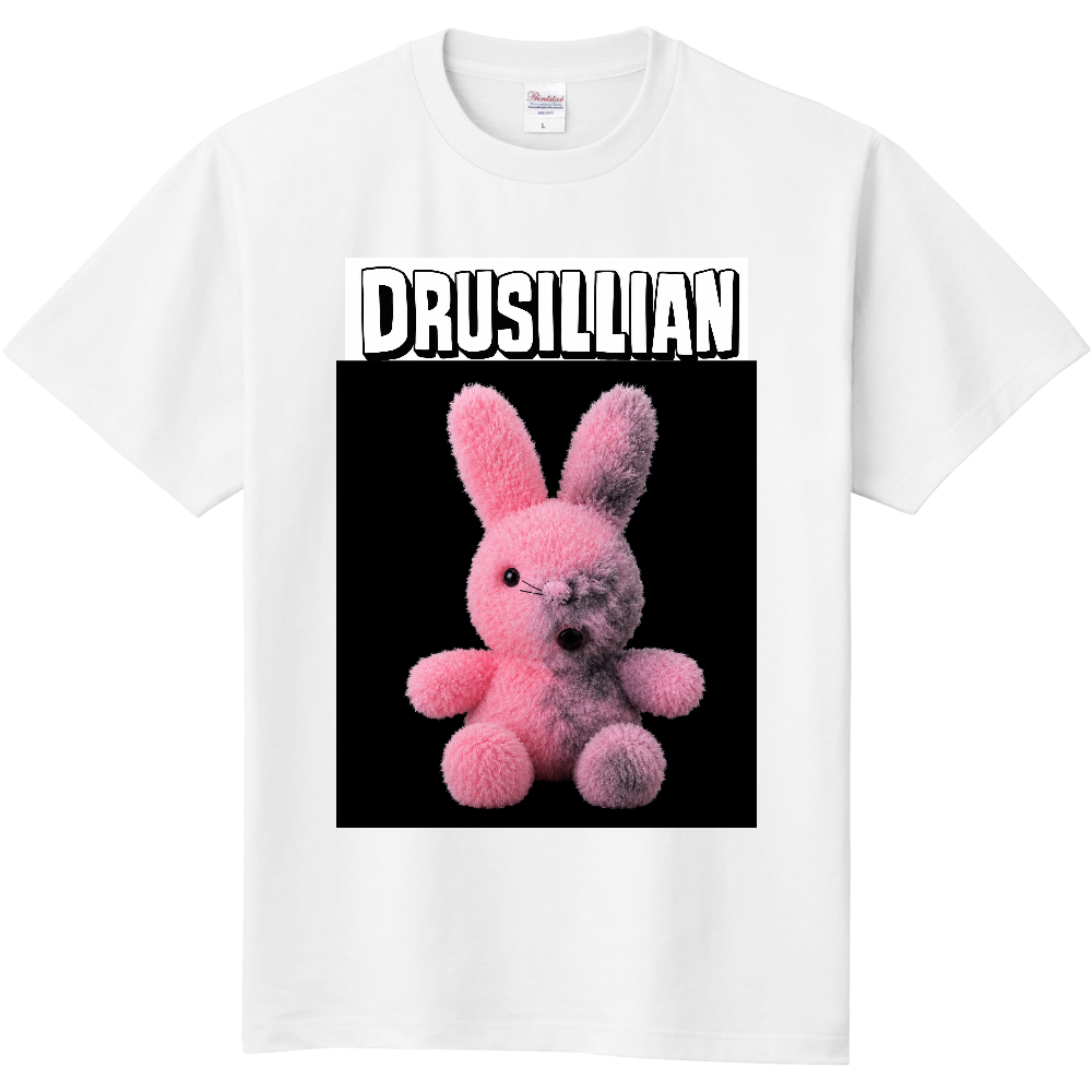 DRUSILLIAN 白ロゴ ぬいぐるみ