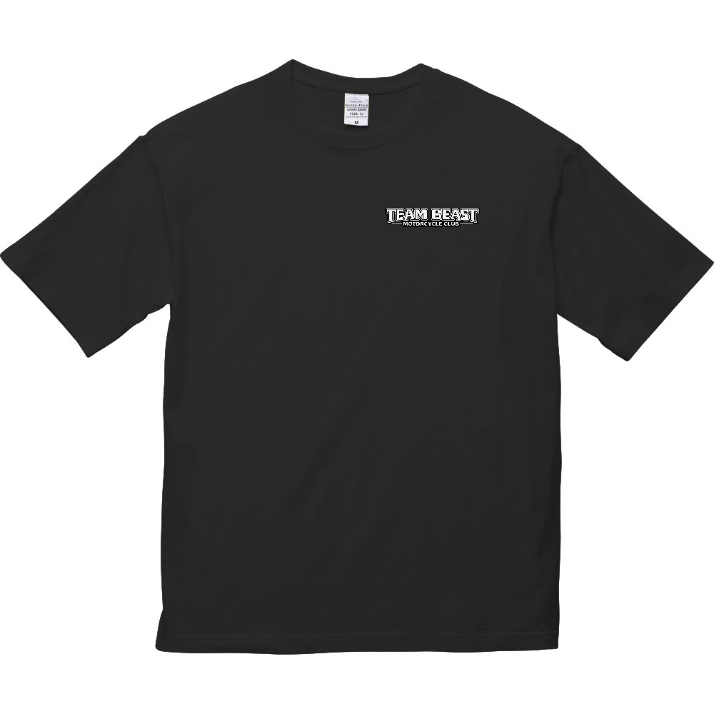 TEAM BEAST シンプル盾ロゴ　黒専用 5.6オンス ビッグシルエット Ｔシャツ