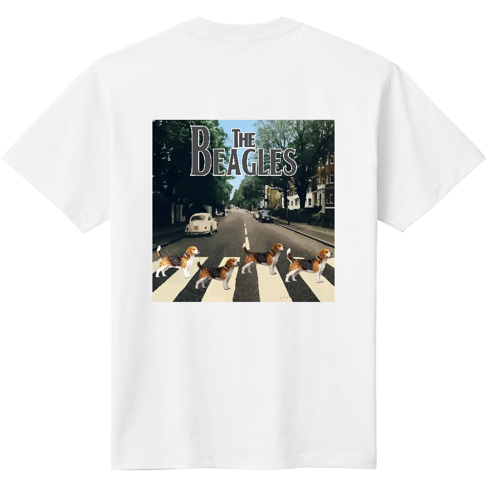 ビートルズＴシャツ＜ビーグル犬・背面＞
