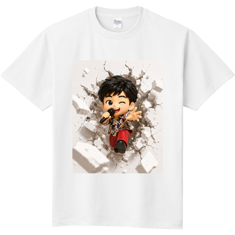 ちびキャラ まえちゃんTシャツ