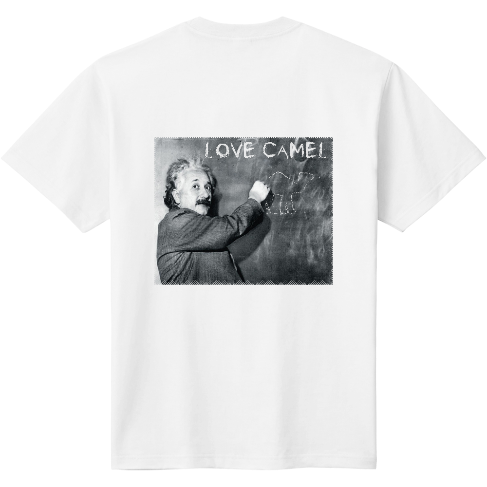 アインシュタインTシャツ<LOVE CAMEL・背面>