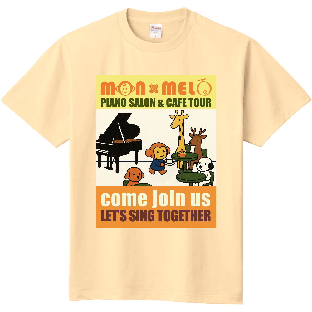 MON x MELO Cafe Tour 2026 Tシャツ