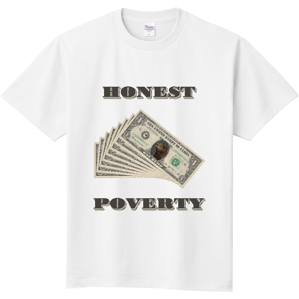 1ドル紙幣風Ｔシャツ＜複数・前面＞