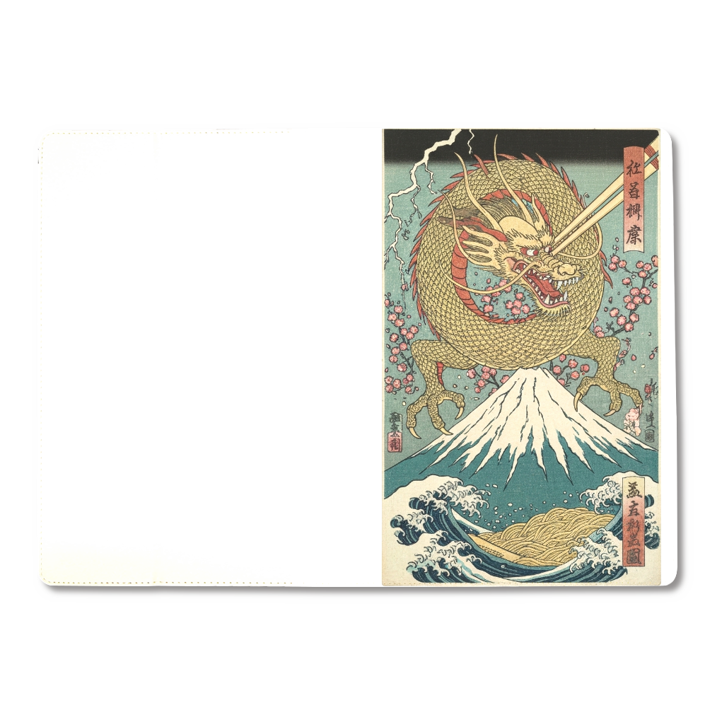 龍神富士山波ラーメン 浮世絵 タブレットケース