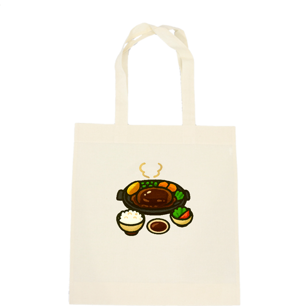 ハンバーグ定食トートバック