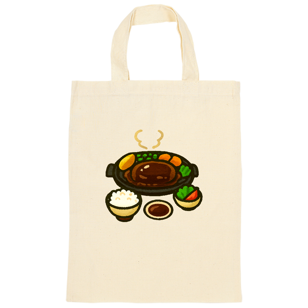 ハンバーグ定食トートバック