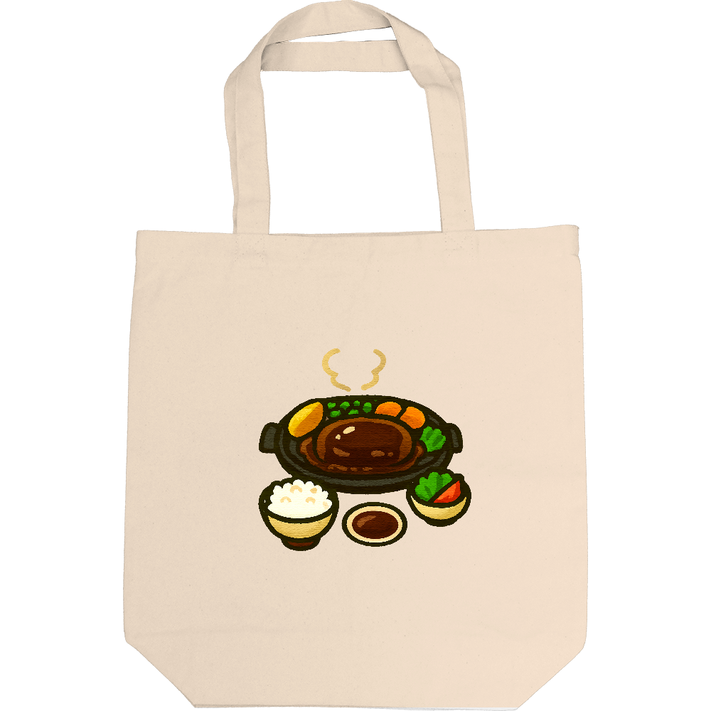 ハンバーグ定食トートバック