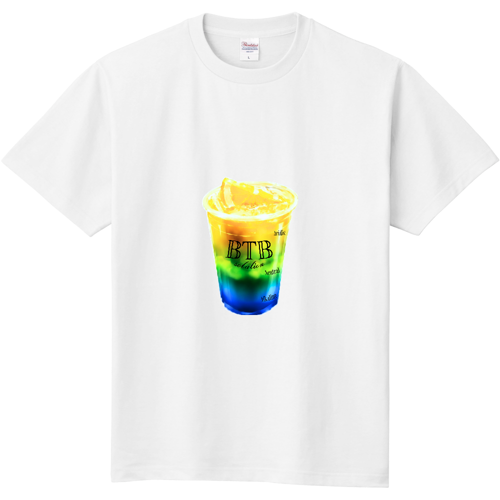 【120〜大人サイズ】BTB溶液がわかるTシャツ