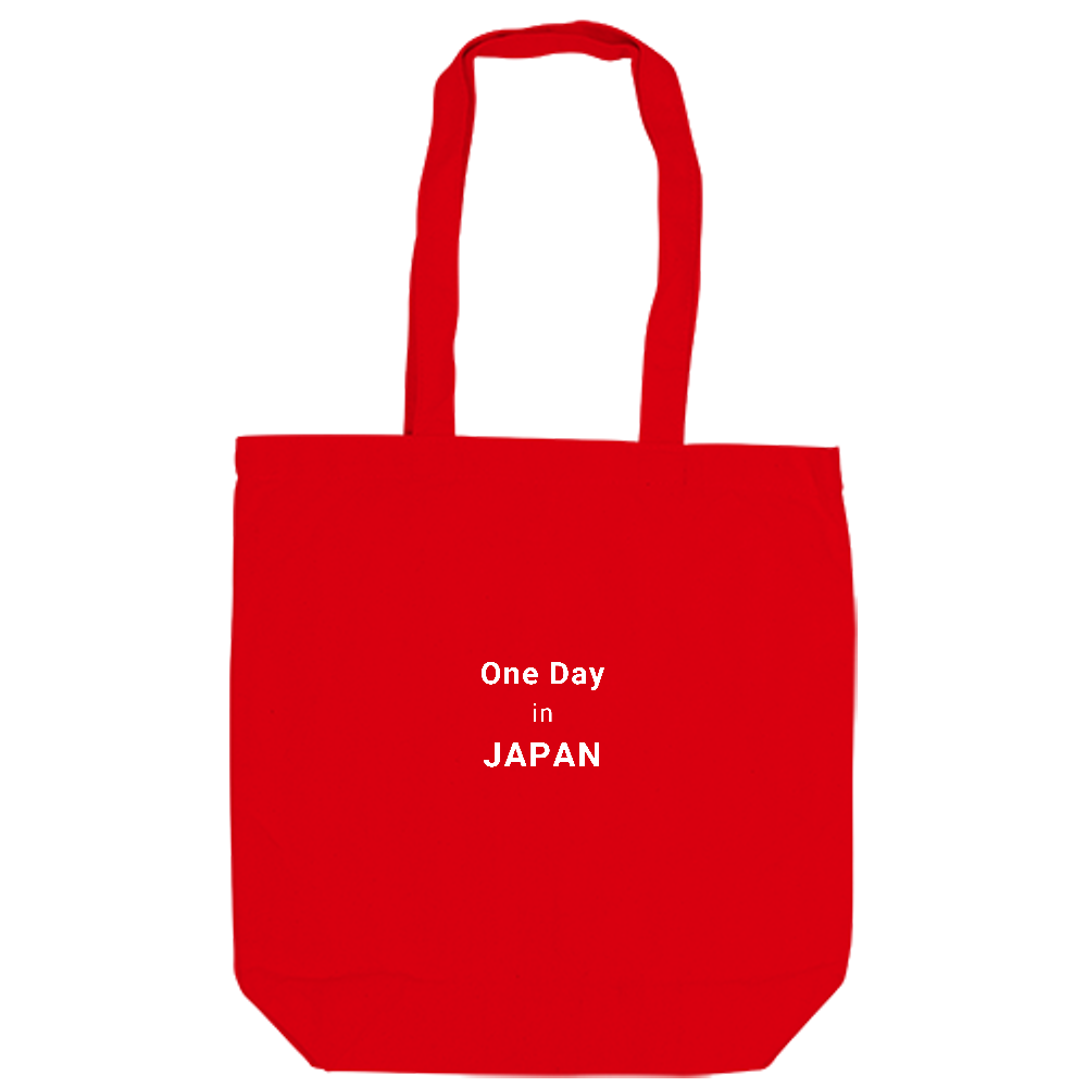 One Day in Japan トートバッグ(赤)