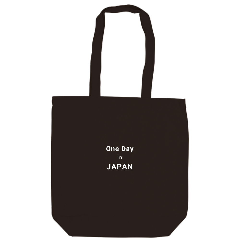 One Day in Japan トートバッグ(黒)