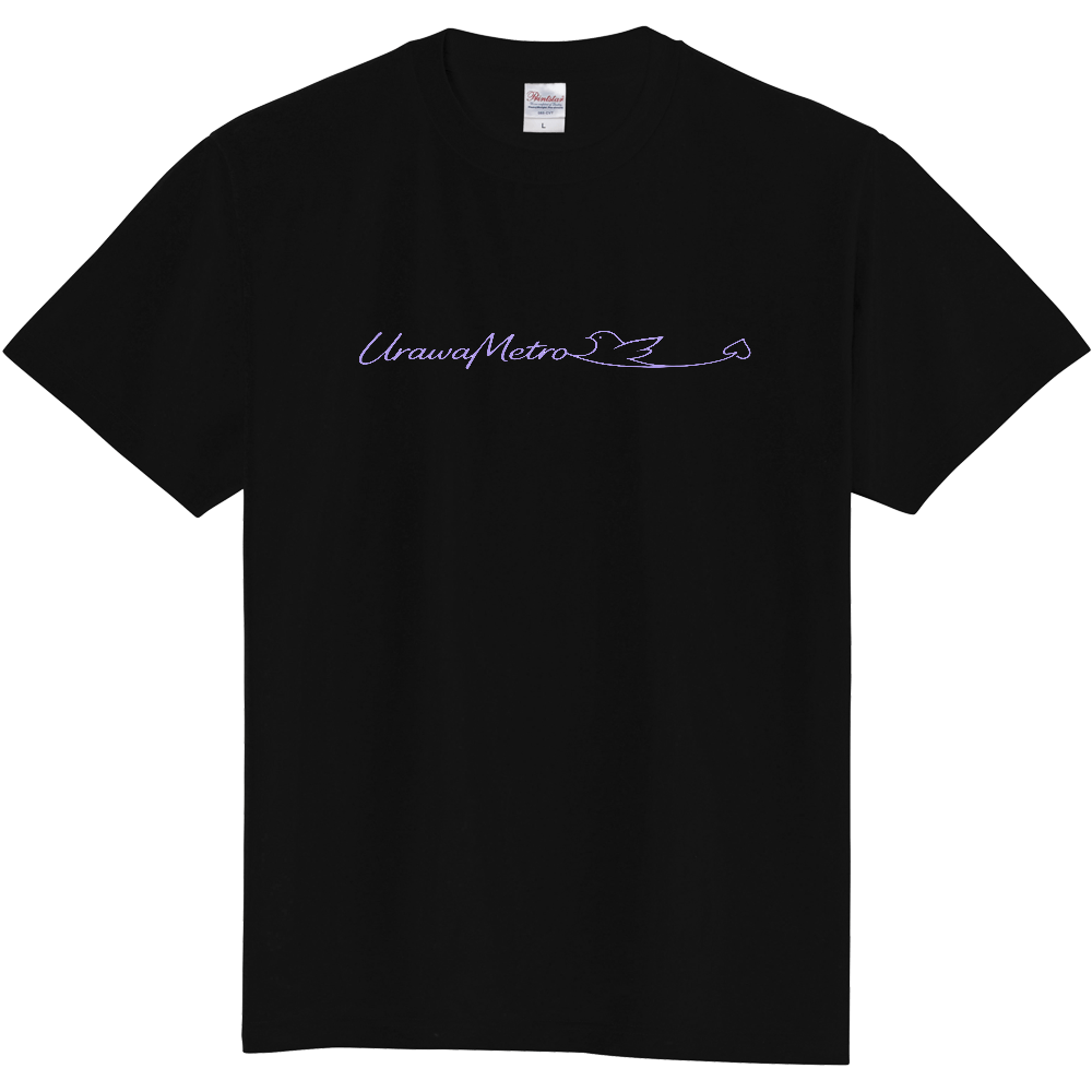 UrawaMetro Spade♤ Light Purple letters 薄紫色文字　浦和メトロ