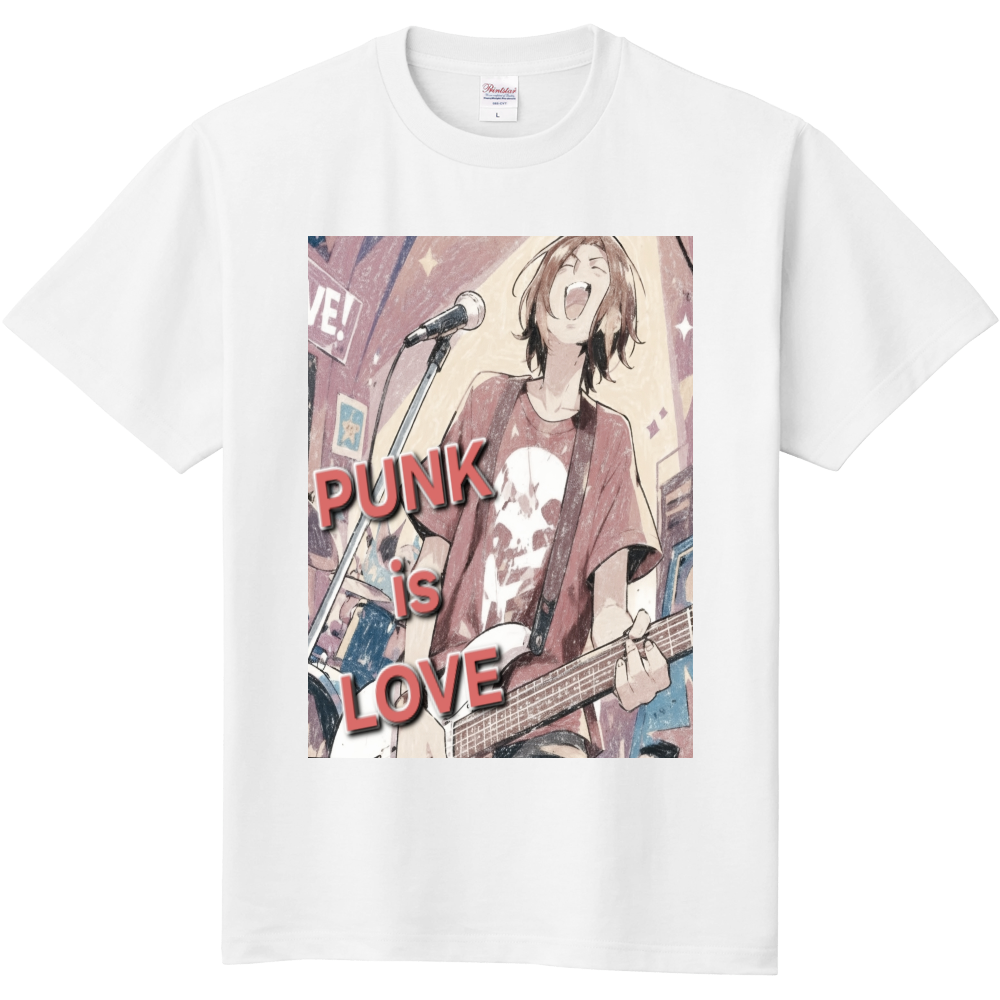 PUNK is LOVE Tシャツ