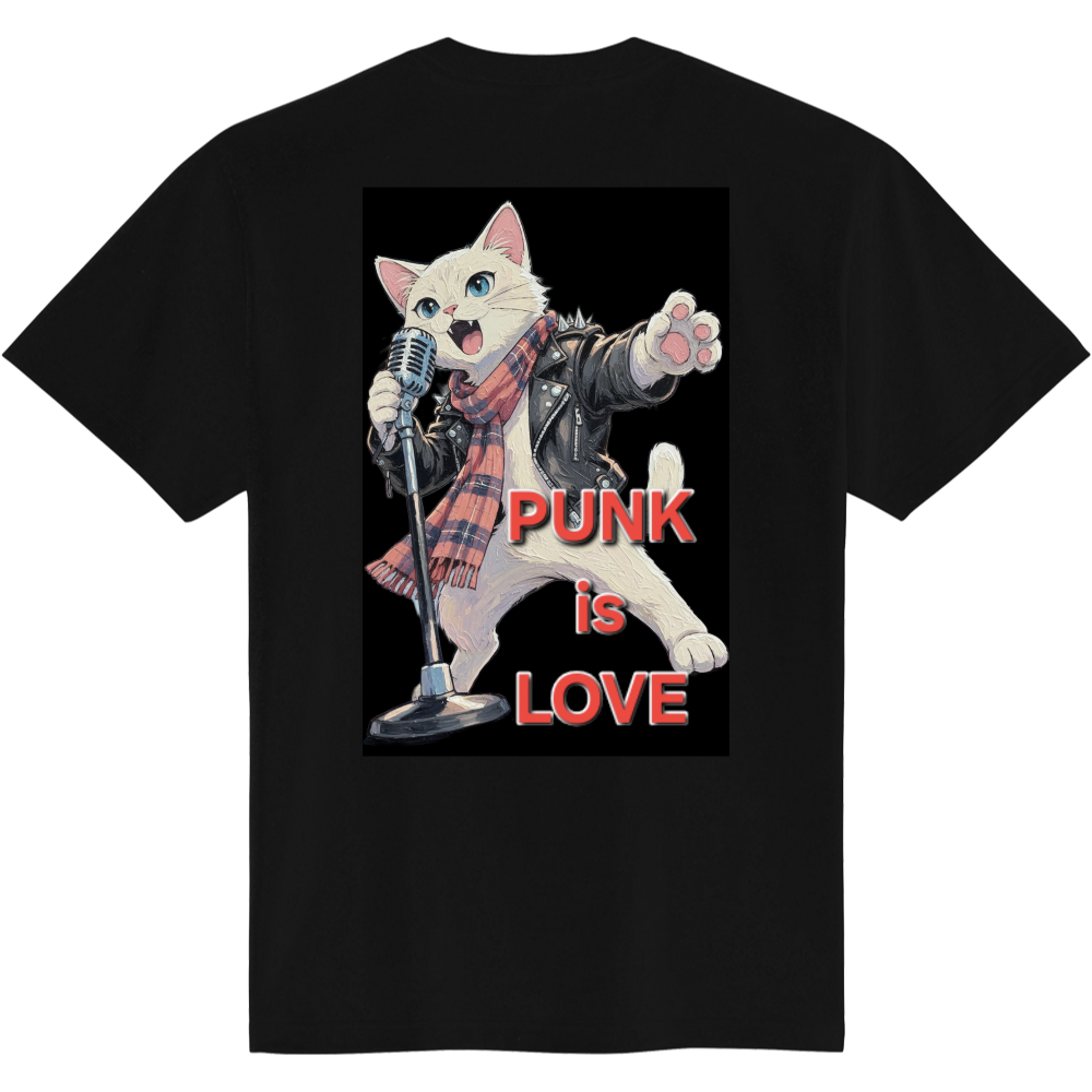 PUNK is LOVE   Tシャツ