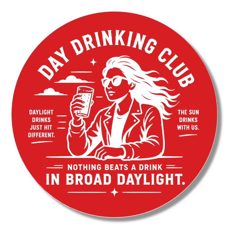 DAY DRINKING CLUB缶バッジ44Φ