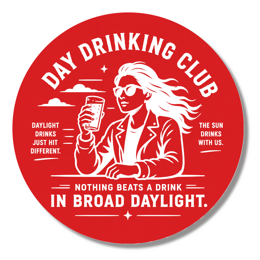 DAY DRINKING CLUB缶バッジ56Φ