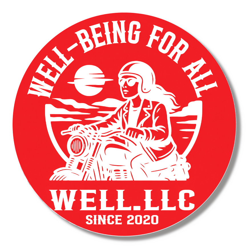 WELLBEING FOR ALL缶バッジ44Φ
