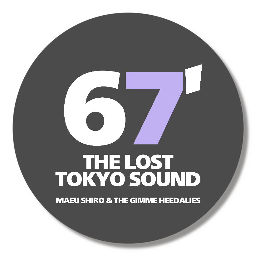 67’ THE LOST TOKYO SOUND 缶バッジ 墨黒