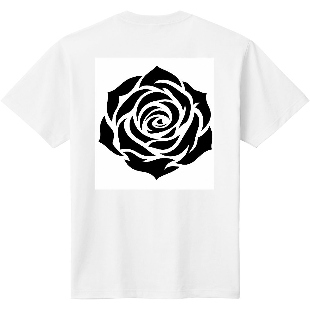 DRUSILLIAN 白ロゴ バック薔薇