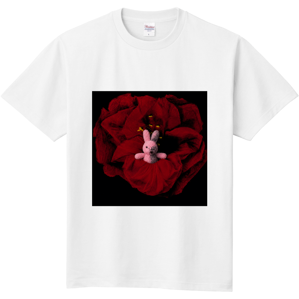 DRUSILLIAN 白ロゴ 薔薇ぬいぐるみ