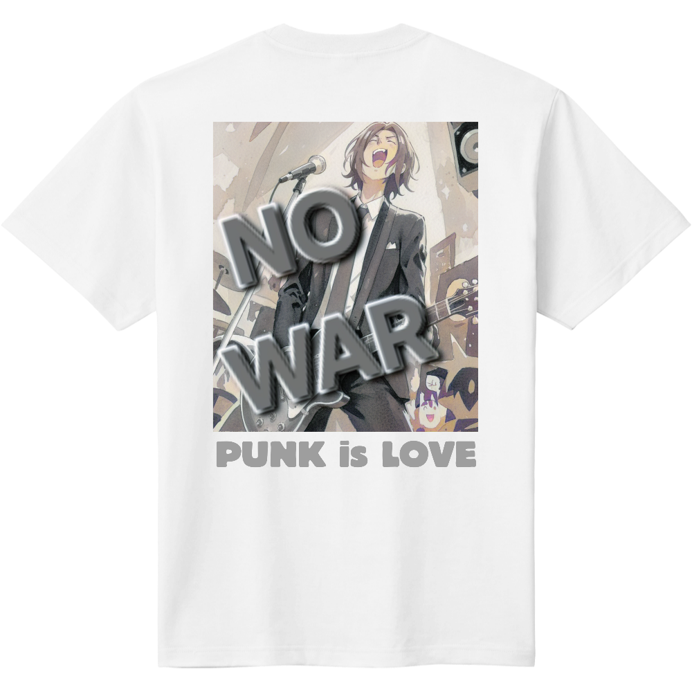 PUNK is LOVE   Tシャツ
